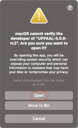 macOS sure open
